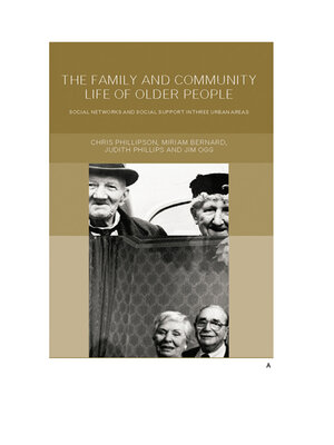 cover image of Family and Community Life of Older People